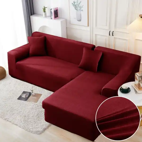 Set huse elastice pentru coltar, uni, grena, HEJ-51 Ieftin