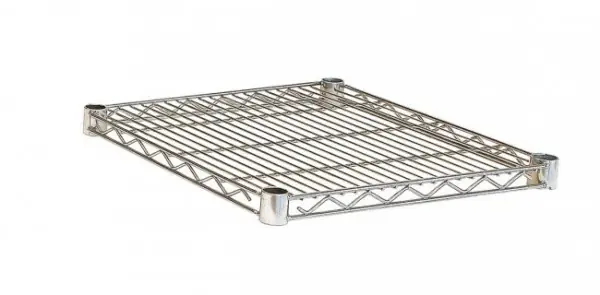 Expediere rapidă Polita pentru rafturi depozitare modulare crom din metal, 45x45 cm, Lux Bizzotto