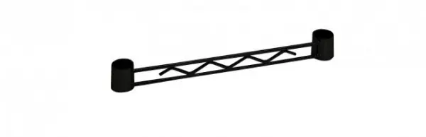 Retur gratuit Traversa polite pentru rafturi depozitare modulare negru mat din metal, 35 cm, Lux Bizzotto