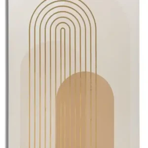 Ultima șansă Tablou decorativ multicolor din lemn de Pin si panza, 80x3x120 cm, Shine-A Mauro Ferretti