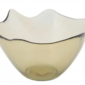 Bol verde din sticla reciclata, Glam Mauro Ferretti Discount
