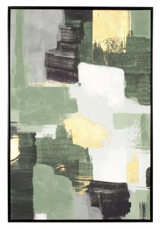 Cel mai vândut Tablou decorativ multicolor din MDF si panza, 82,6x4,3x122,6 cm, Bold Abstract Bizzotto