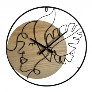 Preț redus Ceas decorativ din metal si MDF, ø 60 cm, Elegant B Mauro Ferreti