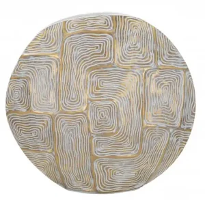 Vaza aurie / alba din polirasina, 36 x 11 x 34,5 cm, Eclips Mauro Ferreti Retur ușor