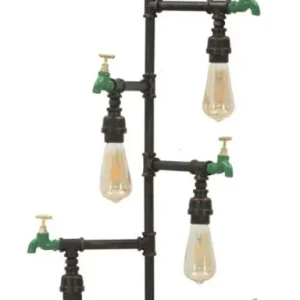 Aplica neagra din metal, 50 x 30 x 105 cm, Manhattan Mauro Ferreti Expediere rapidă
