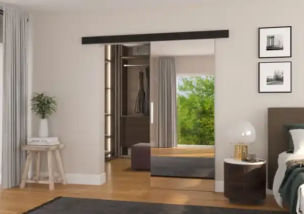 Usa glisanta cu oglinda, Tess, ADRK Furniture 86 cm Preferatul clienților