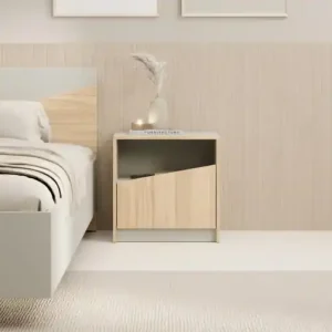 Noptiera, 50x50 cm, I Atson, ADRK Furniture Stejar / Gri Comandă acum