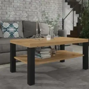 Super ofertă Măsuță de cafea,115x65 cm, Sven, ADRK Furniture Artisan / Negru Mat