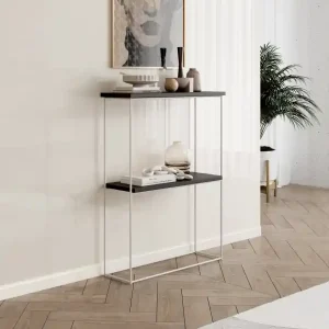 Lichidare de stoc Consolă hol, 80x60x20 cm Velo 2, ADRK Furniture Alb / Alb