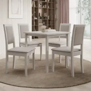 Cel mai bun preț Scaun tapitat, din lemn, Nola XIII, ADRK Furniture Alb / Opium 20