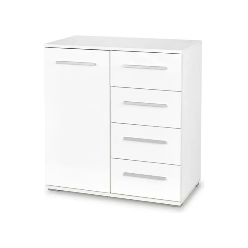 Comoda LIMA KM2, alb, PAL, 77x40x82 cm Cel mai vândut