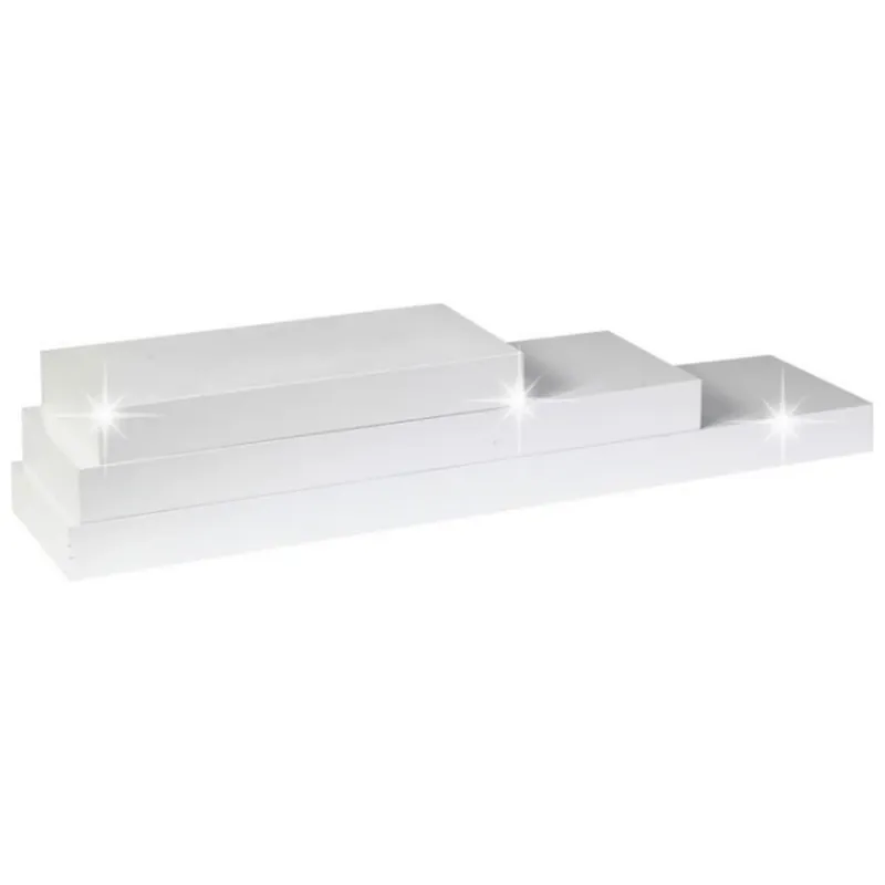 Ieftin Polita GANA FY 11044-4, alb lucios, 80x25x5 cm