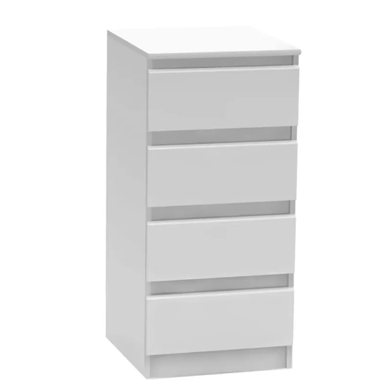 Comoda HANY NEW 009, alb, PAL laminat, 45x49x95 cm Doar azi