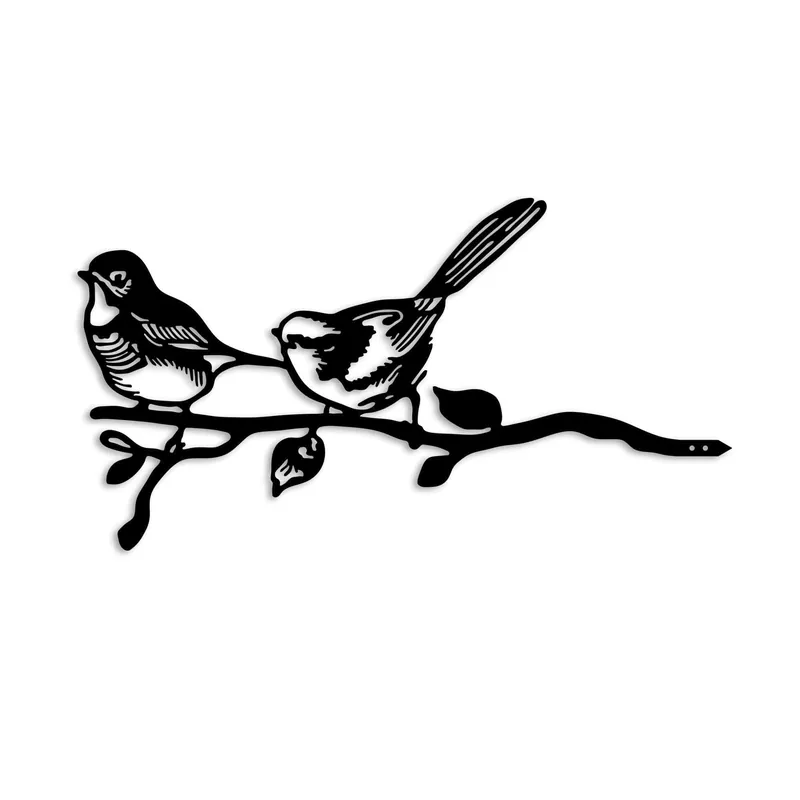 Decoratiune gradina 565TNL1302, negru, metal, 50x26 cm Preț redus