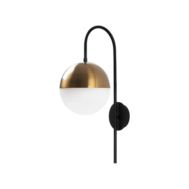 Aplica BASTOS 3051, auriu/negru, metal, 20x31x57 cm Expediere rapidă
