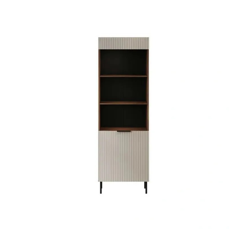 Biblioteca ALMERA TYP3, nuc/casmir, PAL laminat, 60x42x185 cm Ofertă de sezon