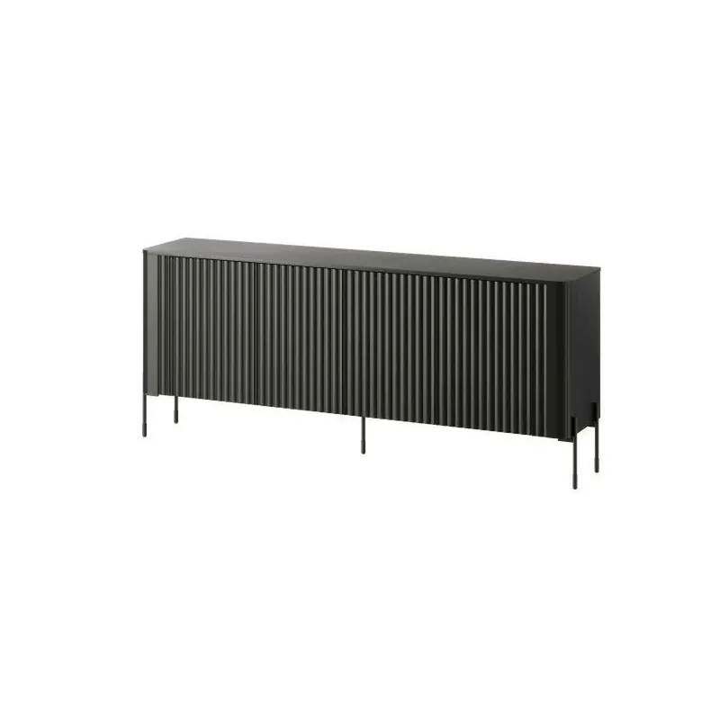 Comoda VERA, negru, PAL laminat, 190x40x80 cm Cumpără online