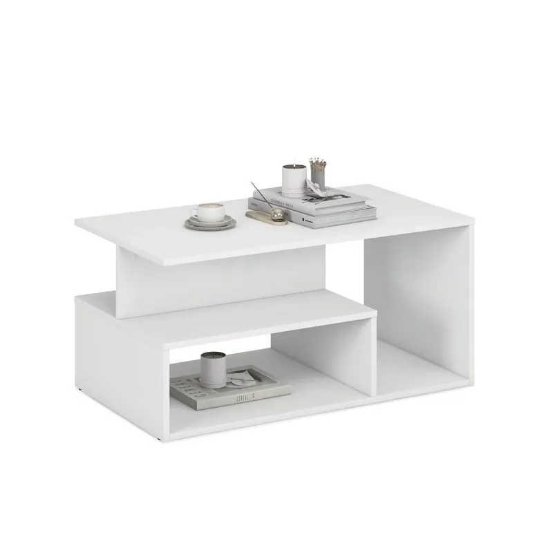 Retur gratuit Masuta cafea IVA, alb, PAL laminat, 90x51x43 cm