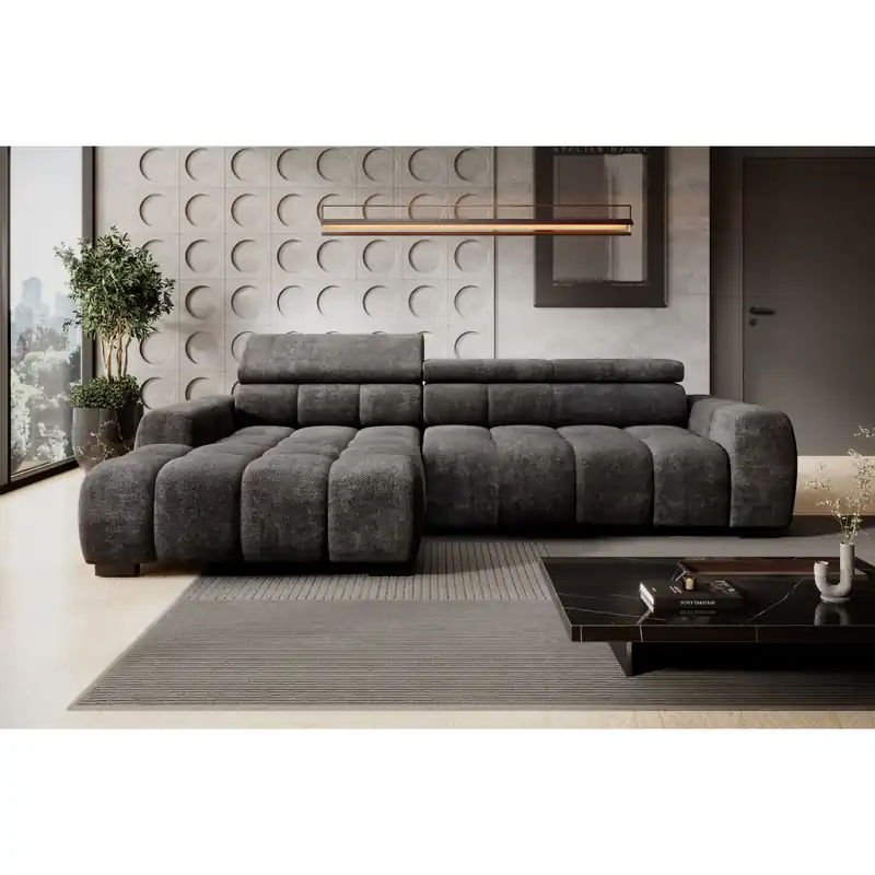 Ofertă de sezon Coltar BULL S, personalizabil materiale Gama Premium, cu reglaj electric si tetiere reglabile, 285x168x97 cm