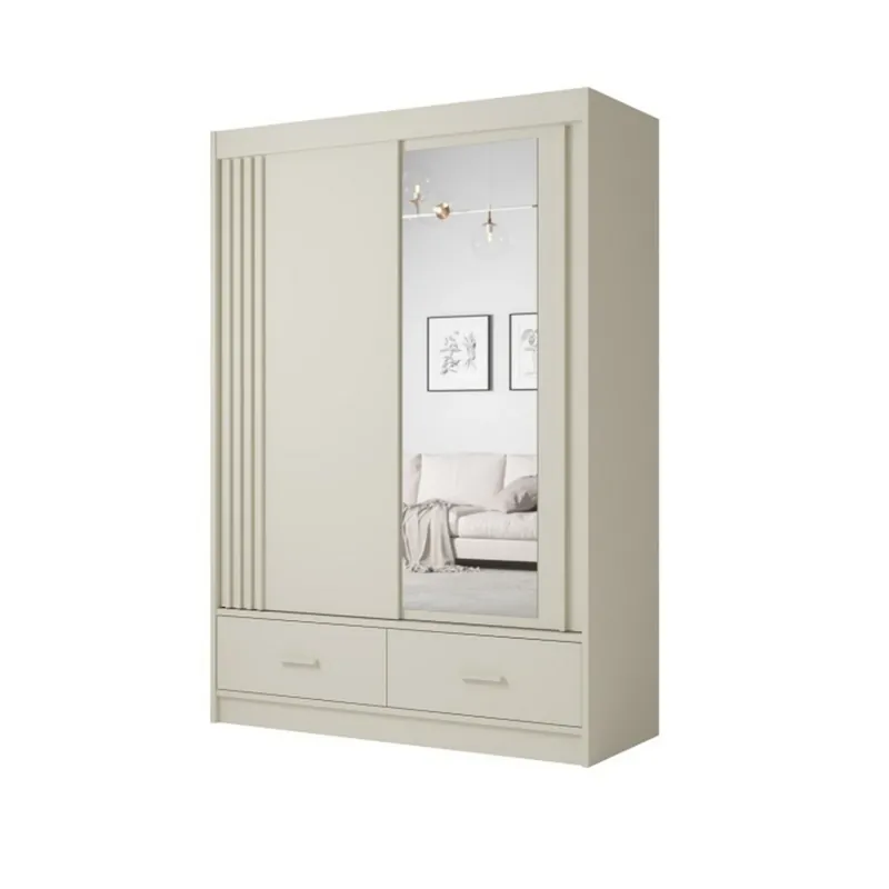 Dulap CANADA CA31-150, casmir, PAL, cu 2 usi si 2 sertare, 150x60x215 cm Expediere rapidă