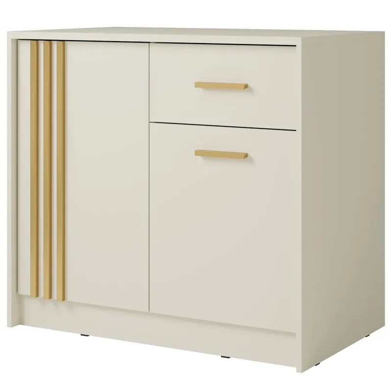 Comoda CANADA CY35, casmir/auriu, PAL laminat, 102x42x94 cm Calitate înaltă