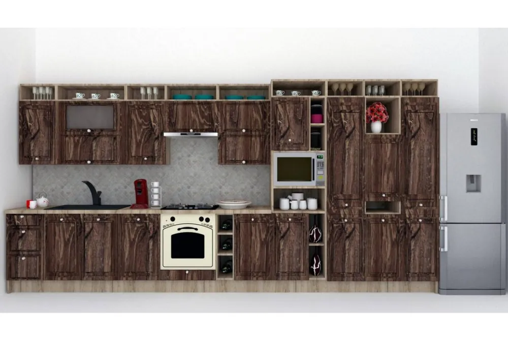 Bucatarie LEEA ART FRONT MDF FRESCO 460B K002 / decor 264 Ofertă specială
