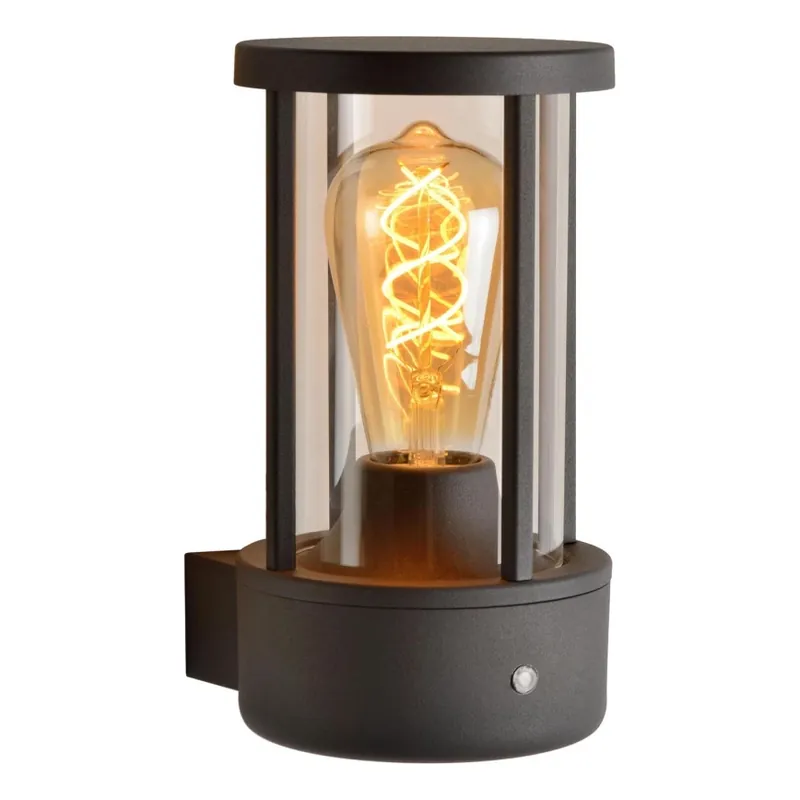Aplică de exterior cu senzor crepuscular Lucide 14893/01/30 LORI 1xE27/15W/230V IP44 Reducere specială