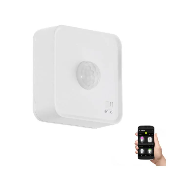 Ultima șansă Eglo 33236 - Senzor exterior de mișcare și crepuscular CONNECT SENSOR, 3xAA, 12 m, alb, IP44