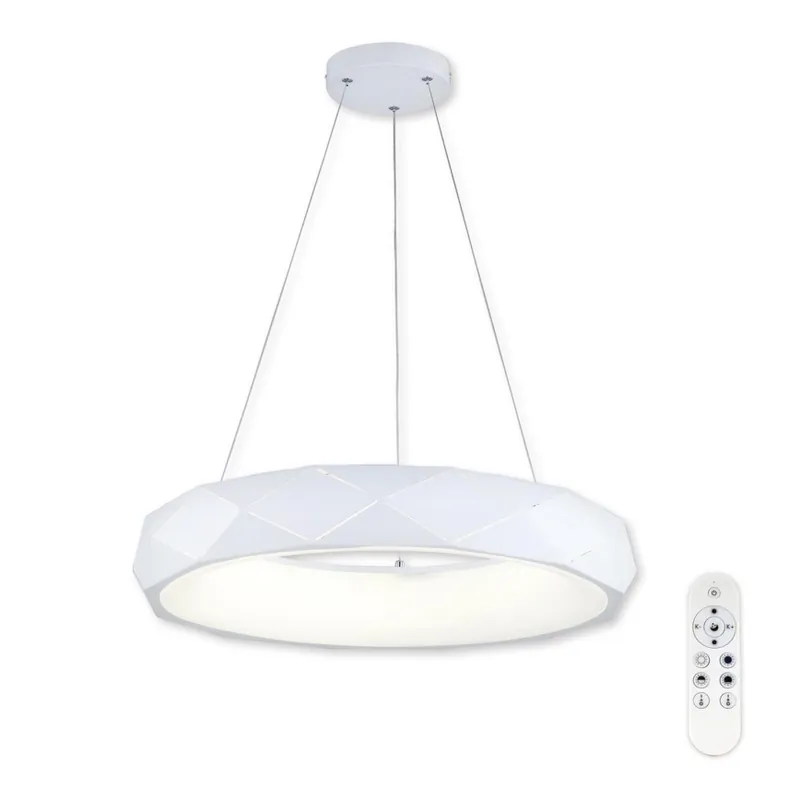 Lustră LED pe cablu dimabilă LED/45W/230V albă Top Light + telecomandă Cel mai vândut