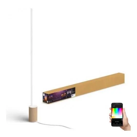 Plată securizată Philips - Lampă de podea reglabilă LED RGBW Hue SIGNE LED/29W/230V 2000-6500K bej