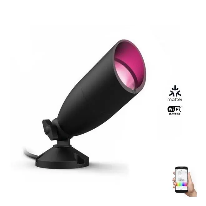 Ultima șansă WiZ - Spot LED RGBW exterior reglabil, LED/4W/12V 2700K-5000K IP65 Wi-Fi
