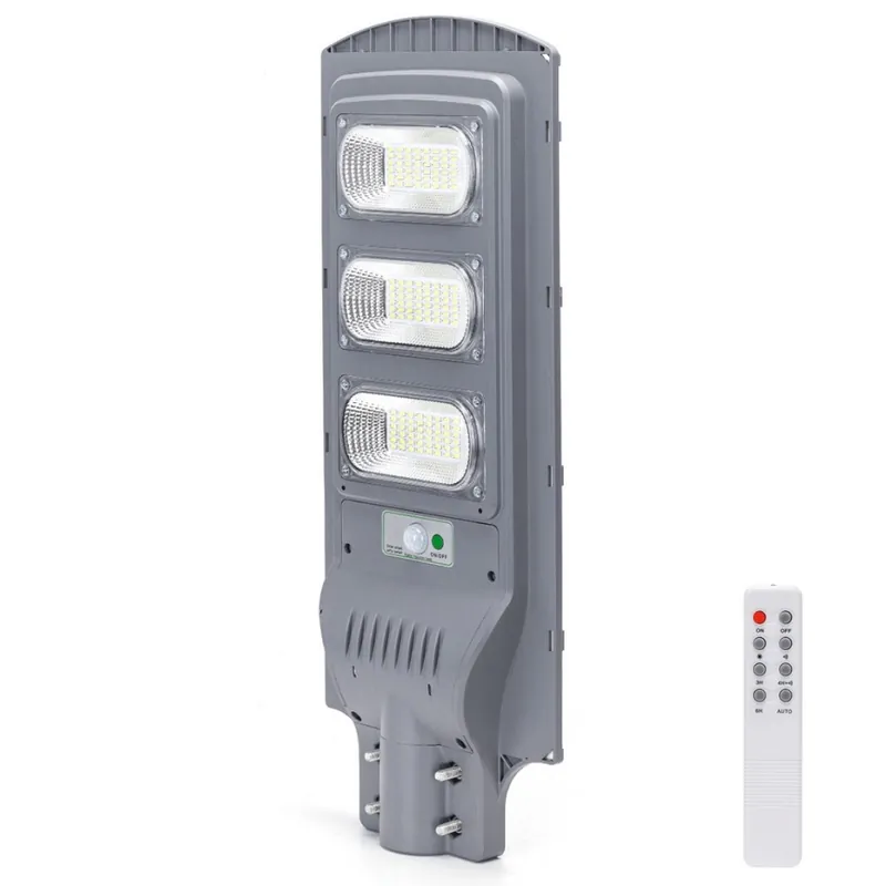 Aigostar - Lampadar LED stradal solar cu senzor LED/150W/3,2V 15000mAh IP65 6500K + telecomandă Bestseller