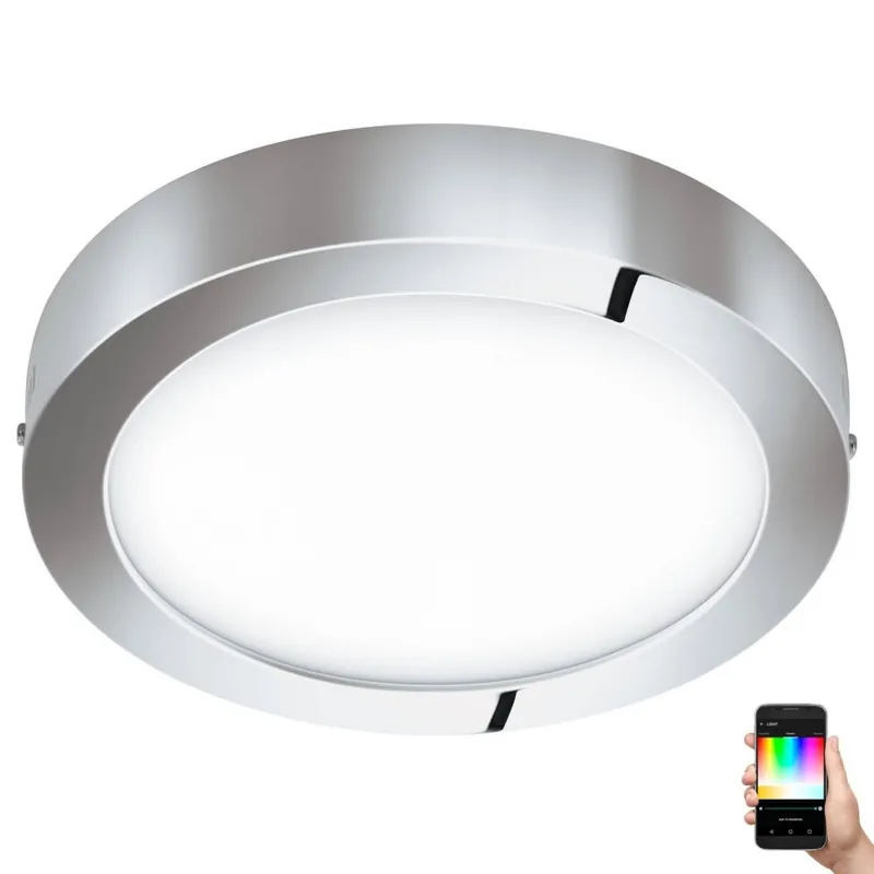 Preferatul clienților Plafonieră LED RGBW dimabilă pentru baie Eglo 33667 FUEVA-C LED21W/230V d. 30 cm IP44