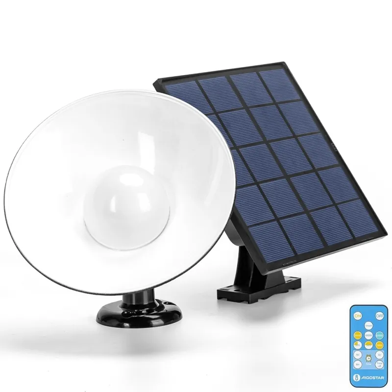 Ultima șansă Aplică LED solară Aigostar LED/3,2V 3000K/4000K/6500K 5000 mAh IP65 + telecomandă