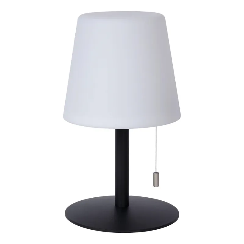 Preț mic Lampă LED RGBW dimabilă de exterior Lucide 13815/02/99 RIO LED/1,8W/3,7V USB IP44 1800 mAh negru