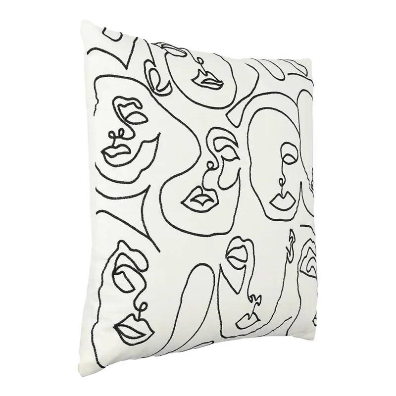 Pernă decorativă Eglo 45x45 cm alb/negru Calitate înaltă