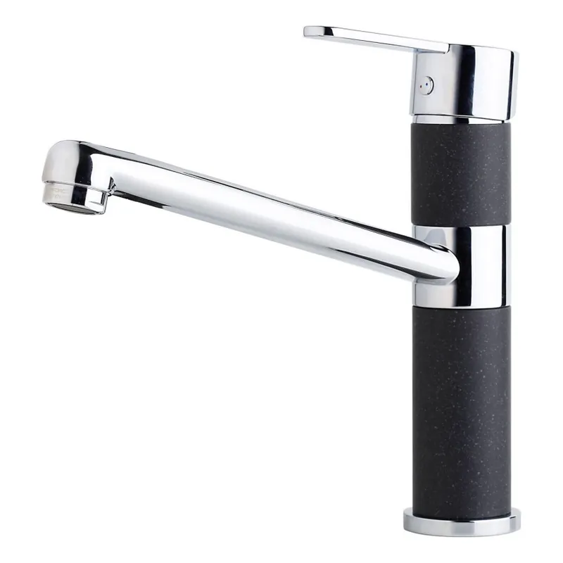 Ultima șansă Baterie de chiuvetă ALVEUS 1119875 ZENIT 20,2 cm negru