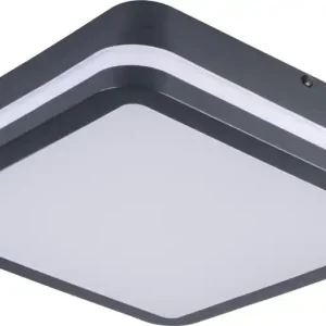 Plafonieră LED de exterior cu senzor de mișcare BENO LED/12/18W/230V 3000/3500/4000K IP65 antracit pătrat Calitate înaltă