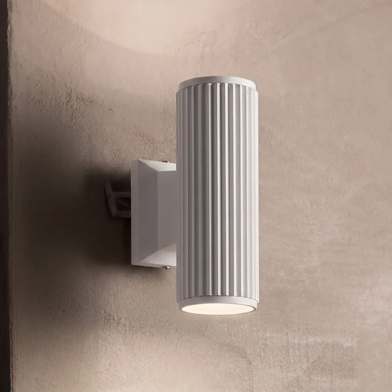 Aplică de exterior Ideal Lux BASE 2xGU10/28W/230V IP44 alb Mai ieftin