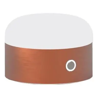 Ideal Lux - Lampă de birou LED tactilă reglabilă MIGNON LED/5W/5V 1500 mAh diam. 10 cm CRI 90 cupru Chilipir