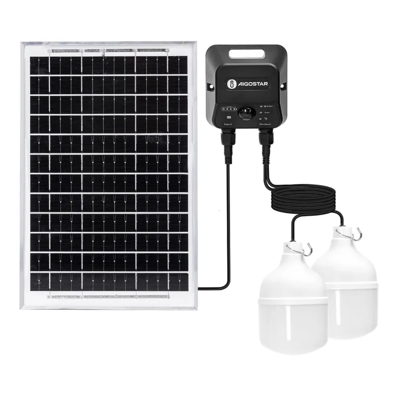Aigostar - Candelabru solar LED cu senzor 2x LED / 35W / 12V 6000 mAh 6500 K IP65 diametru 10 cm + telecomandă Bestseller