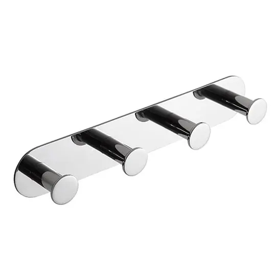 Cuier din inox, 25,5 x 4,5 cm, argintiu Expediere rapidă