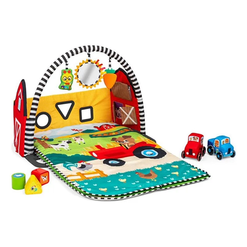 Ultima șansă Baby Einstein - Covoraș de joacă pentru copii BUSY BARNYARD 4xAA