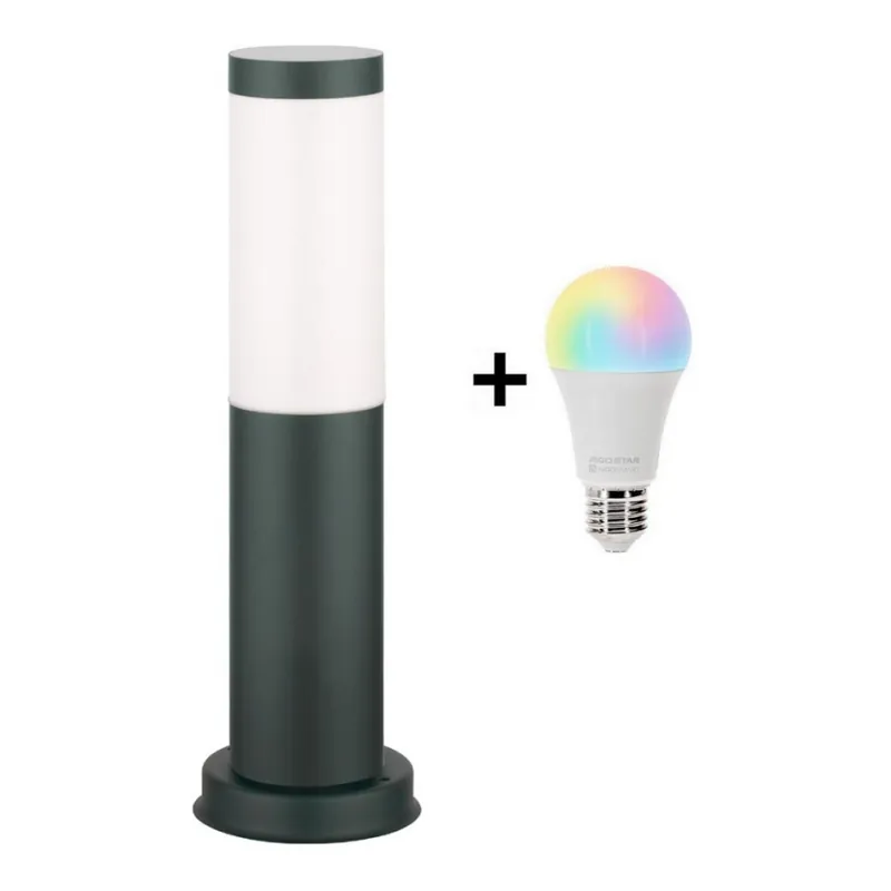 Brilagi - Lampă LED RGBW reglabilă pentru exterior 1xE27/9W/230V 2700-6500K IP44 40 cm antracit Popular