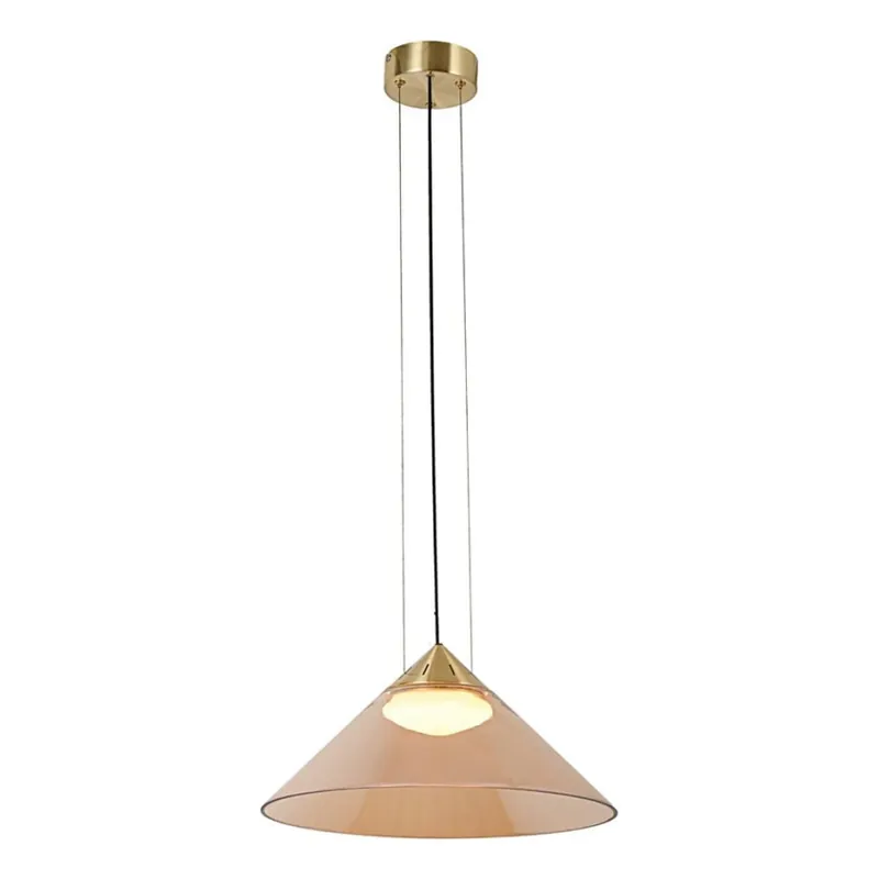 Plată securizată Lustră suspendată pe cablu PRESTO 1xGX53/10W/230V Ø 42 cm auriu/bej fumuriu