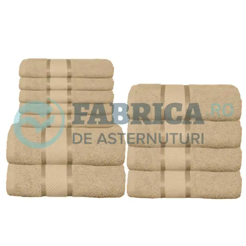 Vezi acum Set 11 Prosoape 100% Bumbac – Maini/Fata/Corp – 400g/m² | 8176