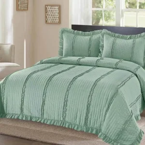 Bestseller Cuvertura de pat bumbac satinat – 3 piese | 12462-P