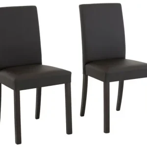 Set 2 scaune Nina maro 44/52,5/90 cm, piele ecologica Cel mai bun preț