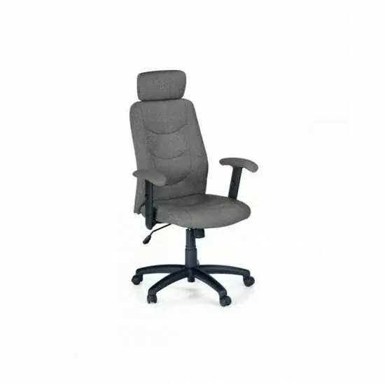 Scaun Stilo 2, mecanism TILT, material textil rezistent, 66x49x116-125 cm, gri închis Super ofertă