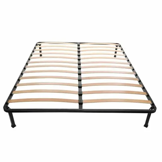 Somieră, cu cadru metalic și lamele elastice, 160x200 cm, culoare metalică Preț mic